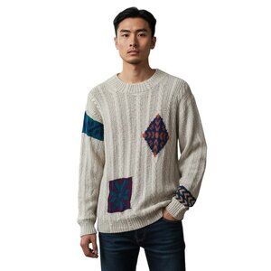 Vintage Ralph Lauren Chaps Boy Scouts Knit Sweater RARE size M Unisex 90's